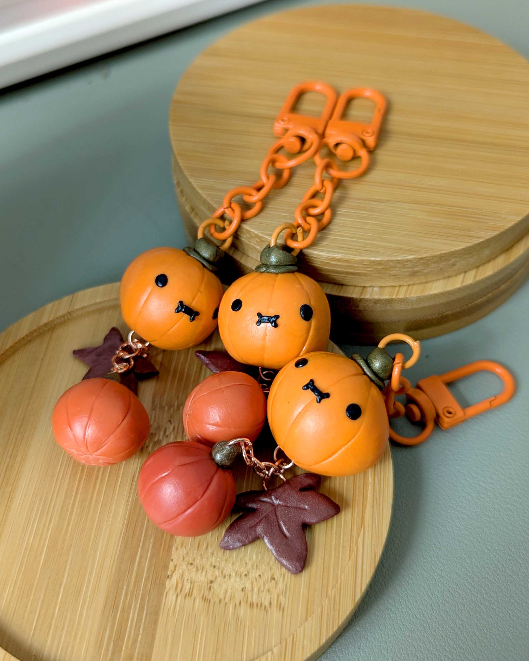 Polymer Clay Trinkets - Autumn Pumpkins
