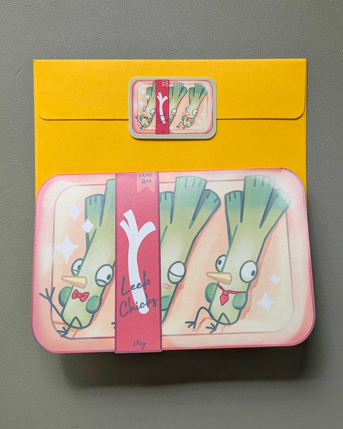 Interactive Greeting Card - As Smart As A Leek