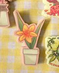 Vinyl Sticker Flake - Daffodils