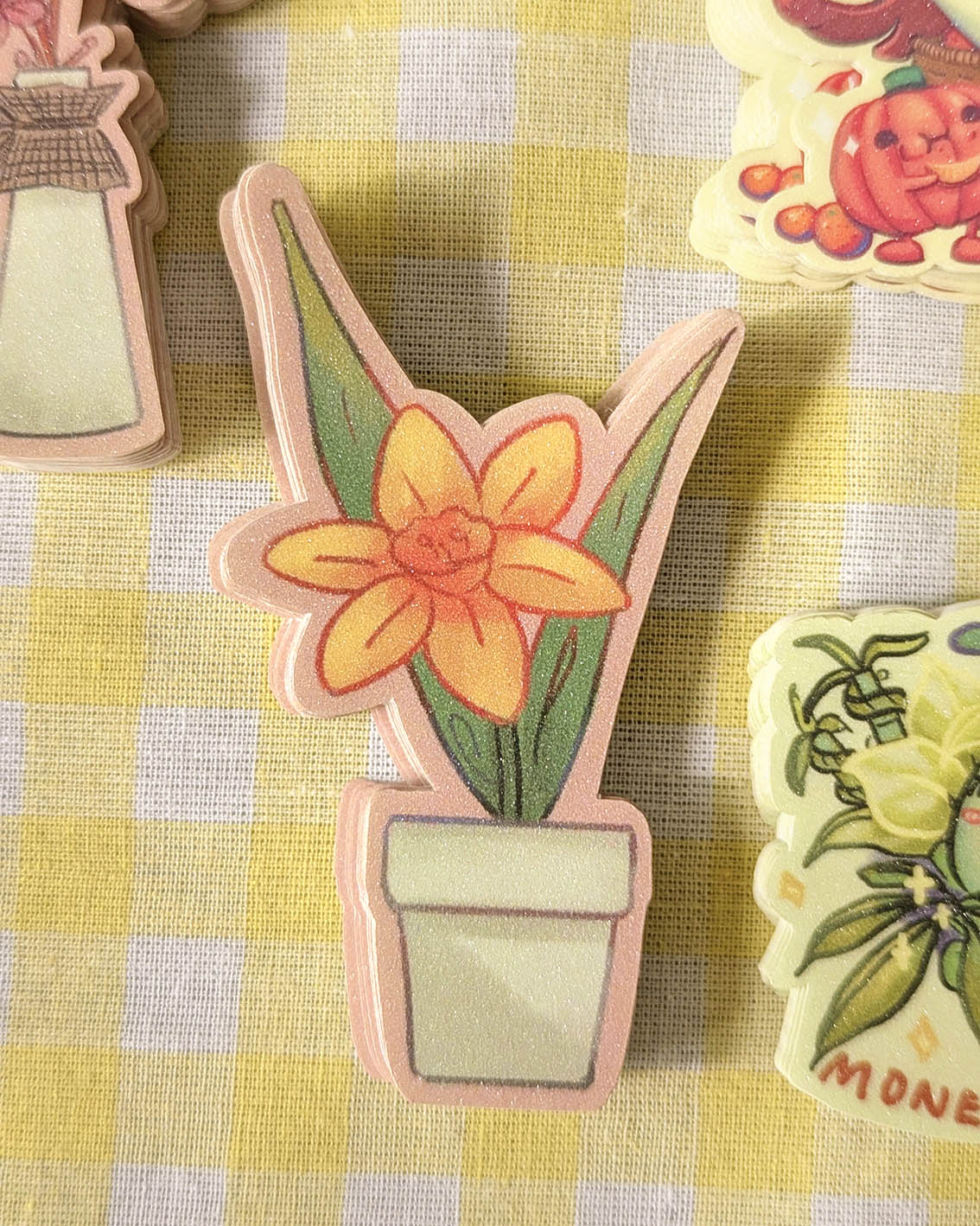 Vinyl Sticker Flake - Daffodils