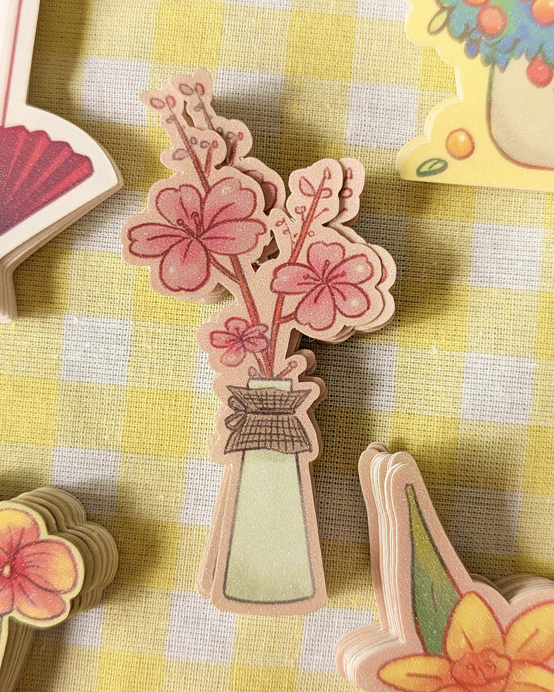 Vinyl Sticker Flake - Sakura Blooms