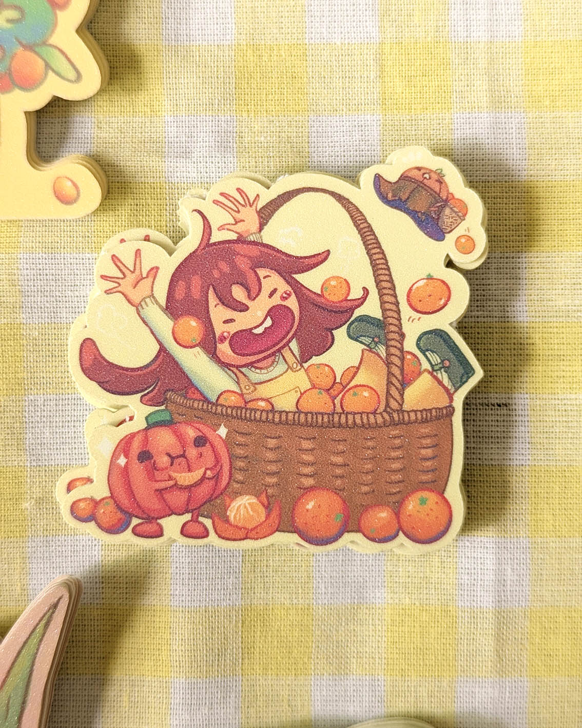 Vinyl Sticker Flake - Happy Harvests