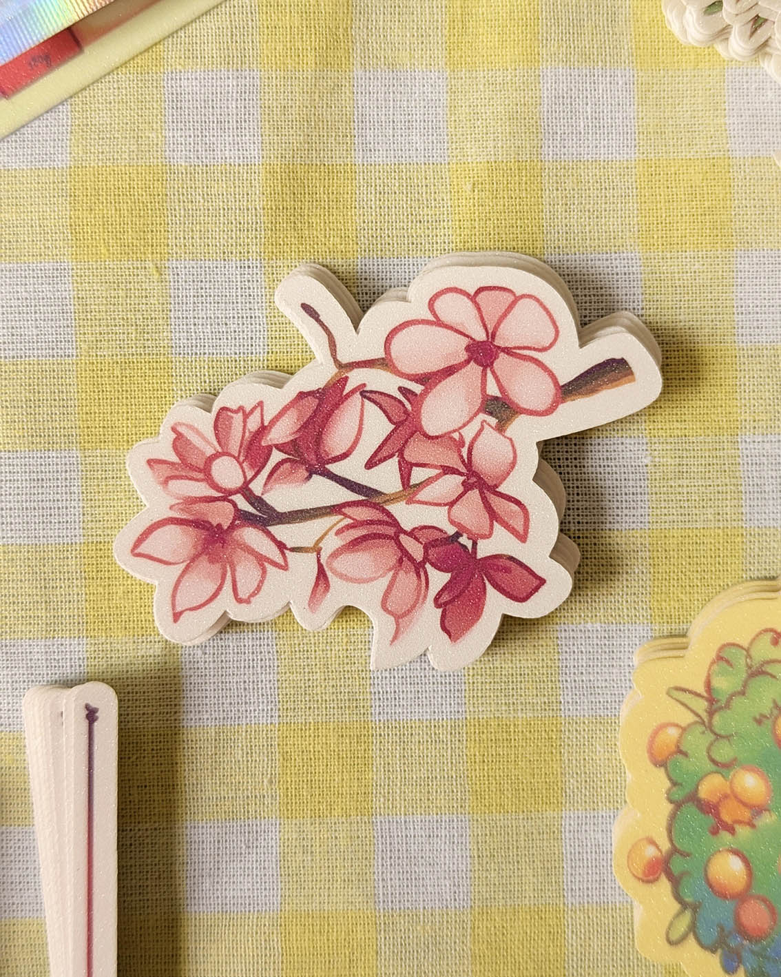 Vinyl Sticker Flake - Plum Blossom Branch