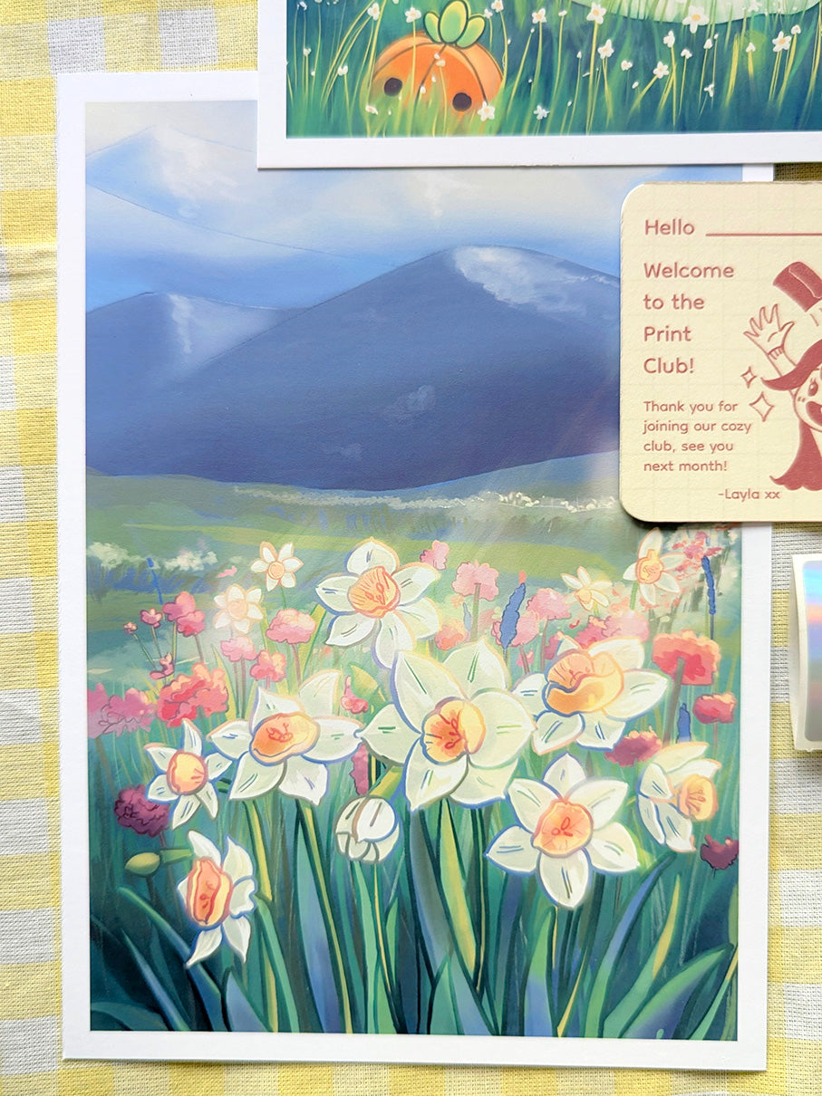 Layla's Nature Print Club - March 2026