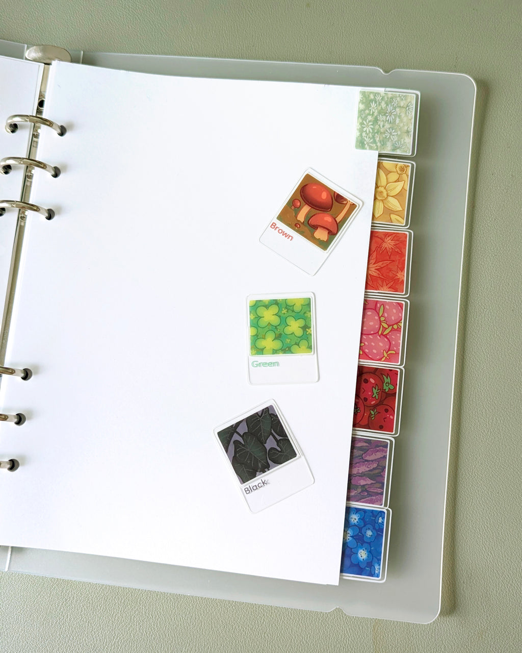 Acrylic Tabs - Sticker Book Organizer & Mini Bookmark (Bundle)
