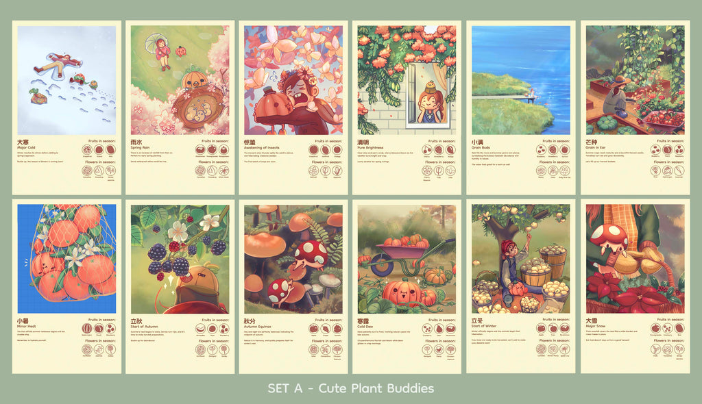 24 Solar Terms 2026 Calendar - Multipurpose and Nature-inspired
