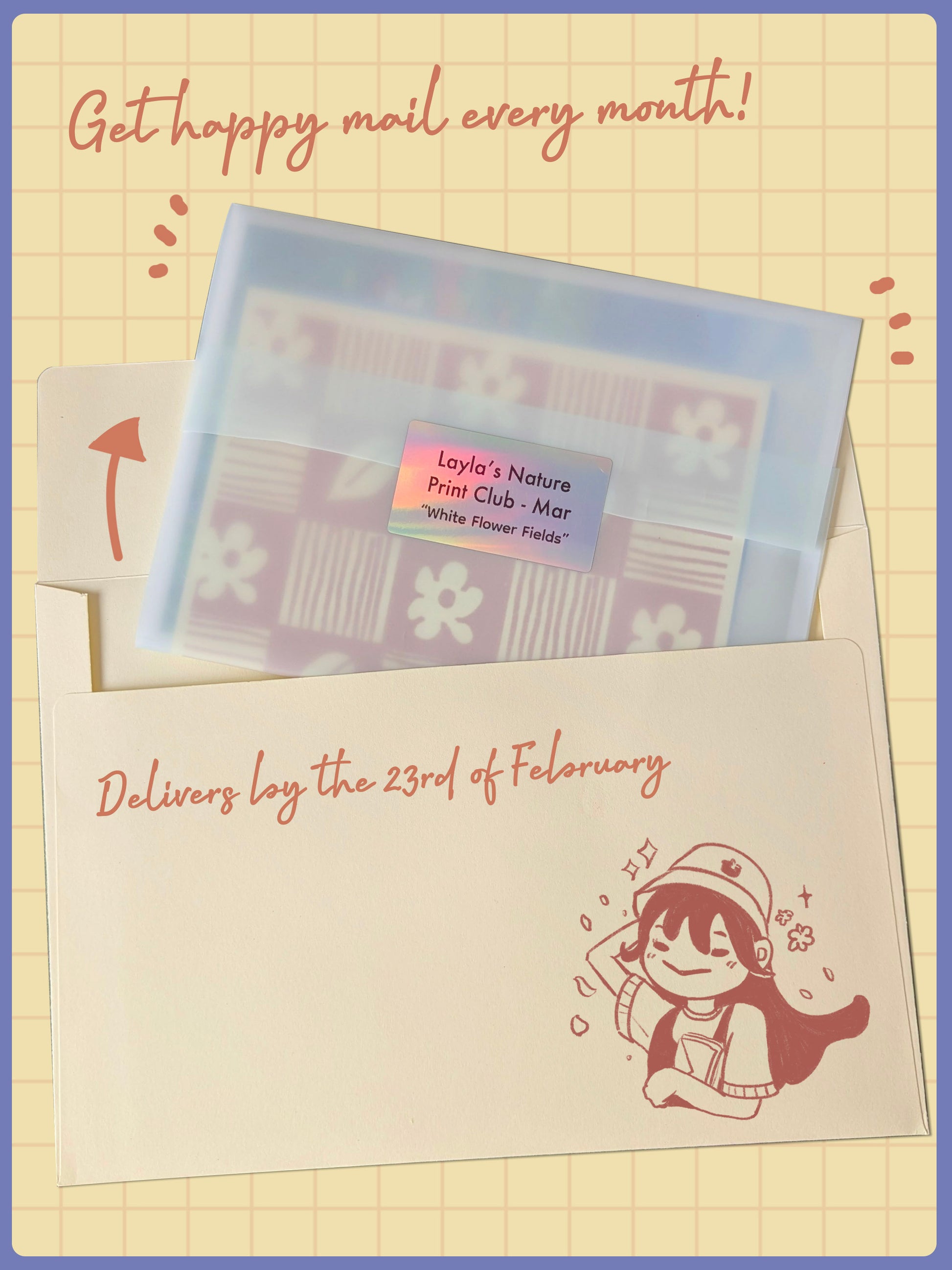 Layla's Nature Print Club - March 2026